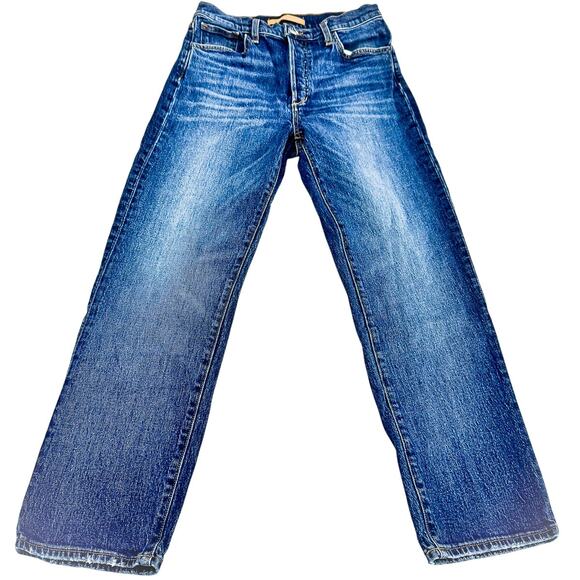 Joe's The Honor High Rise Vintage Straight Dark Button Fly Denim Jeans Size 28 - Picture 2 of 8